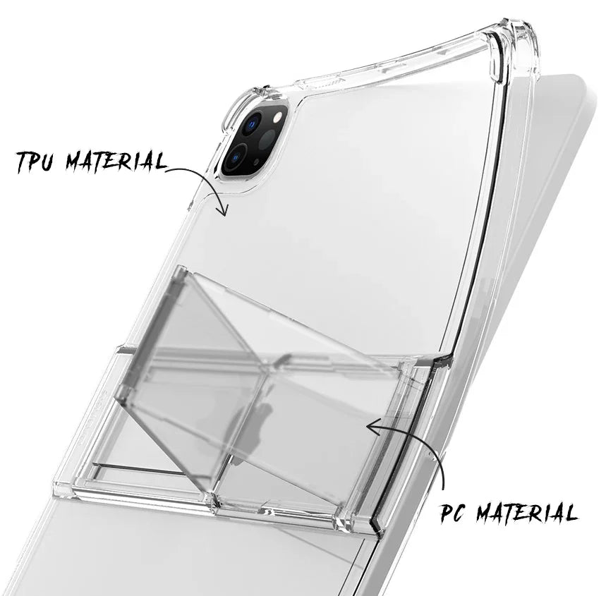 Araree Mach Stand For Apple iPad Air (10.9) - Clear - Tashqila Araree Mach Stand For Apple iPad Air (10.9) - Clear - Tashqila